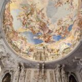 Scheinkuppel mit Fresko